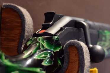 Incredible Colors for the Blaser R8 Rifles -- SHOT Show 2016 The safety is easy to see.