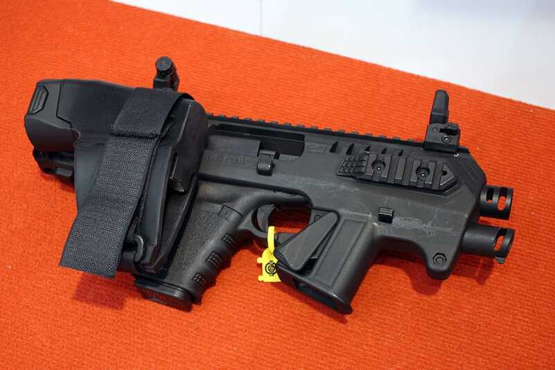 CAA Introducing the Brace-Equipped MIC-RONI-STAB — SHOT Show 2016 caa roni 6