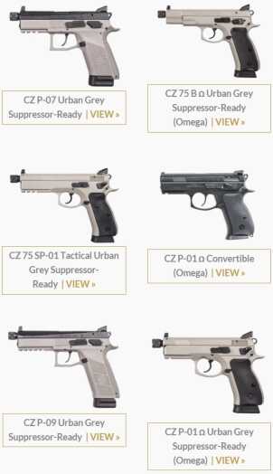 CZ's 2016 Line-Up is Live! Suppressor Ready Series, New Dan Wessons and a CZ-805 BREN rifle cz suppressor ready series