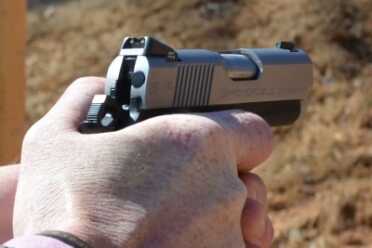 Enhanced Micro Pistol (EMP) from Springfield Armory The gun runs fast. Recoil is easily managed and the sights are easy to pick up.