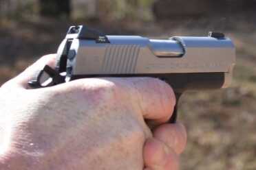 Enhanced Micro Pistol (EMP) from Springfield Armory The EMP is a 1911 at heart, but it has been built for the 9mm and .40, and not simply converted from the .45 ACP.