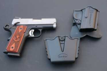 Enhanced Micro Pistol (EMP) from Springfield Armory The holster and mag carrier are a nice touch. They allow you to work with the gun while you make your own holster decisions.