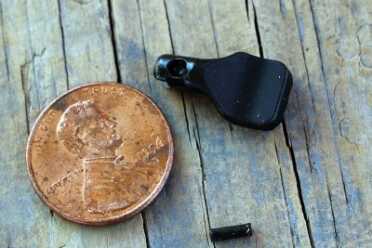 The pin and removable hammer spur.