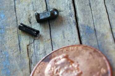 There's a spring, too, that I couldn't get out of the hammer. But this is the pin and the detent. 