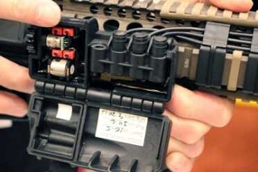 Trigger Activated Lights and Lasers? Trigger Point Technology--SHOT Show 2016 Inside the control module.