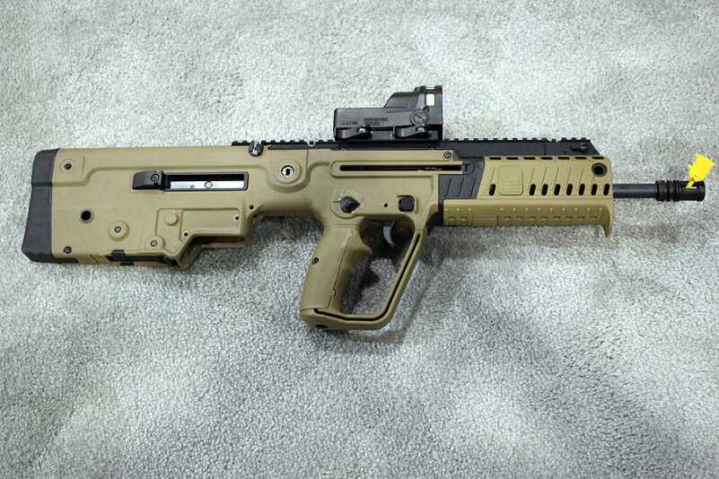 IWI X95 Tavor - Redesigned Controls, More Compact - SHOT Show 2016 The X95, from the right side.