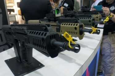 IWI X95 Tavor - Redesigned Controls, More Compact - SHOT Show 2016 The new X95 will come in typical Tavor colors.