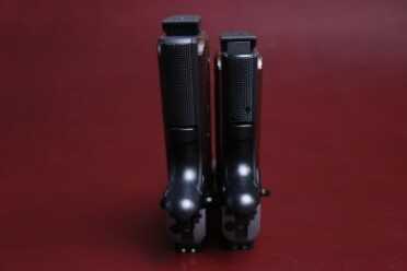 The two EMP grips together highlights the extra length on the Champion.