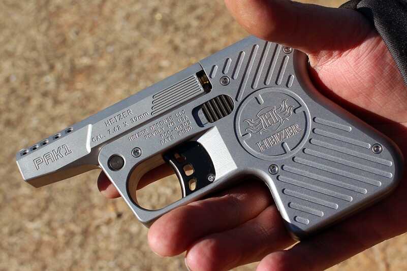 Heizer's Pocket AK and Pocket AR--7.62x39 and .223 Hand Cannon Review Pocket rocket.