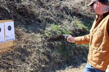 Heizer's Pocket AK and Pocket AR--7.62x39 and .223 Hand Cannon Review Don't shoot the gun like this if you don't have to. The porting directs gasses up and out.