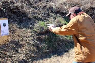 Heizer's Pocket AK and Pocket AR--7.62x39 and .223 Hand Cannon Review Driving the gun to the target. Like ripping off a bandaid.