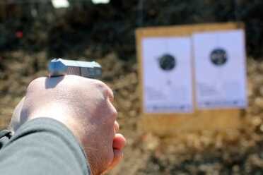 Heizer's Pocket AK and Pocket AR--7.62x39 and .223 Hand Cannon Review Easy to aim.