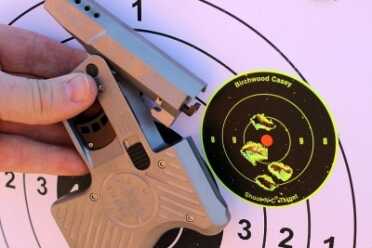 Heizer's Pocket AK and Pocket AR--7.62x39 and .223 Hand Cannon Review From 10 feet.