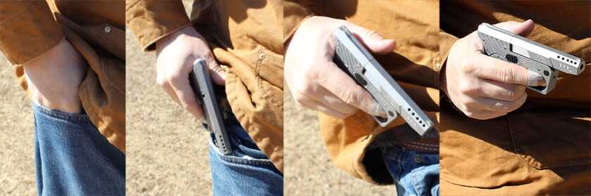 Heizer's Pocket AK and Pocket AR--7.62x39 and .223 Hand Cannon Review Heizer PAK1 PAR1 31