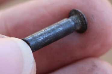 The take-down pin.
