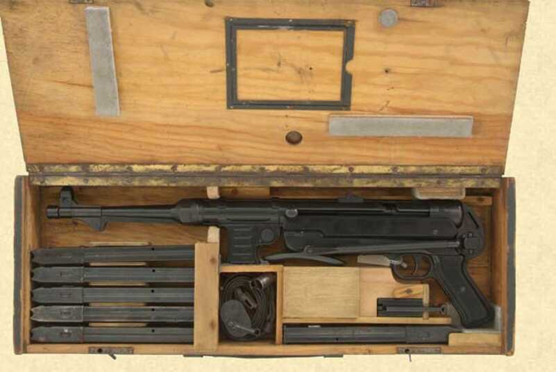 MP40 complete in shipping create Winter Trigger Magazine loader Sling cleaning gear.