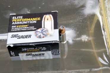 Sig .38 Super Ammunition Test The JHP .38 Super.
