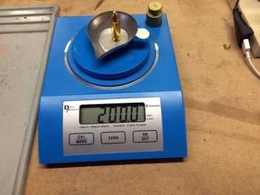 Sig .38 Super Ammunition Test The practice round.