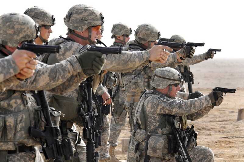 Tactical range training with the M-9 Berretta mhs