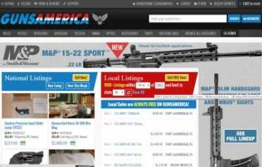 This is the new GunsAmerica homepage. As you can see, the FREE LOCAL ads are ordered by date, newest first. 
