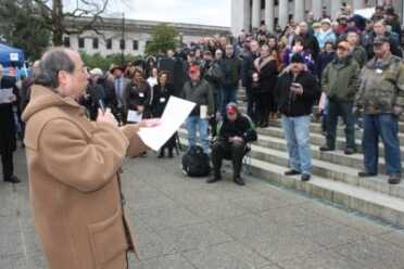 'Gun Death' and Suicide: How the Pro-Gun Community is Working to Prevent Suicide in America CCRKBA’s Alan Gottlieb spoke to Second Amendment activists at a rally in Olympia. (Photo: The GunMag)