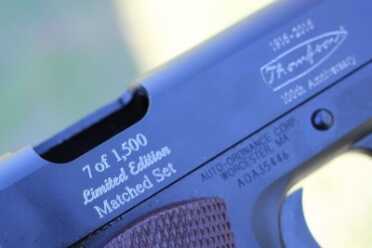 The limited edition markings. 