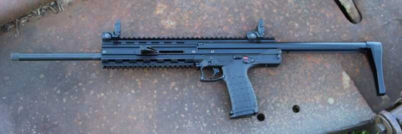 The CMR-30, extended, is still a svelte gun. 