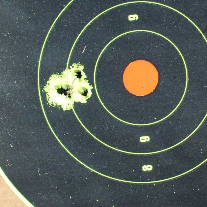 5 rounds from 25 yards. 