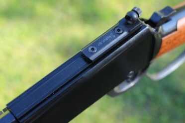 The peep sight is robust enough to stand up to use in the woods, where things get bumped easily. 