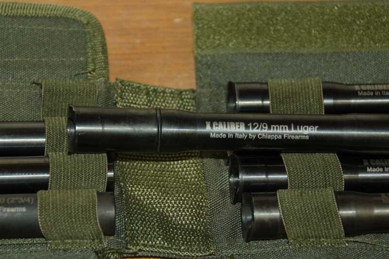 The Ultimate Survival Rifle? Chiappa's M6 with X-Caliber Inserts Notice the rubber O-ring this is a centering and sizing device.