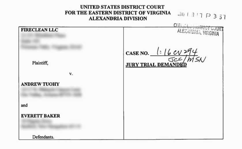 fireclean sues bloggers
