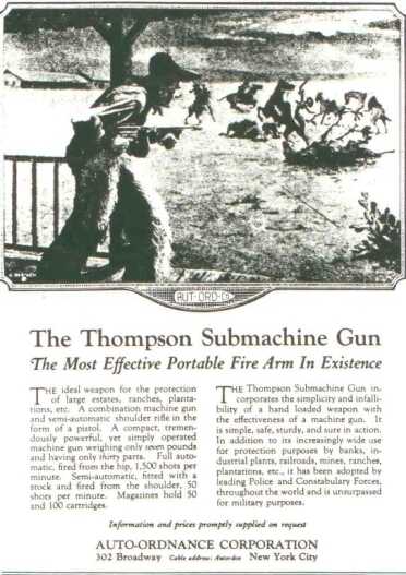 Nothing like protecting your cattle from rustlers with a submachine gun. 