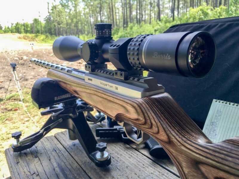 Optics Buying Guide: How To Properly Zero Your Scope The test rifle for these examples was a Volquartsen 17 WSM Deluxe with a Burris Veracity 4-20x50 scope.