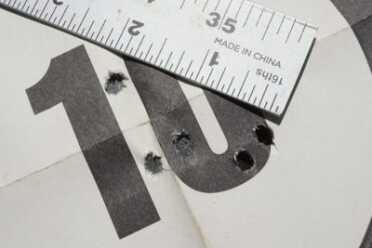 5 under two inches from 100 meters. Standing.