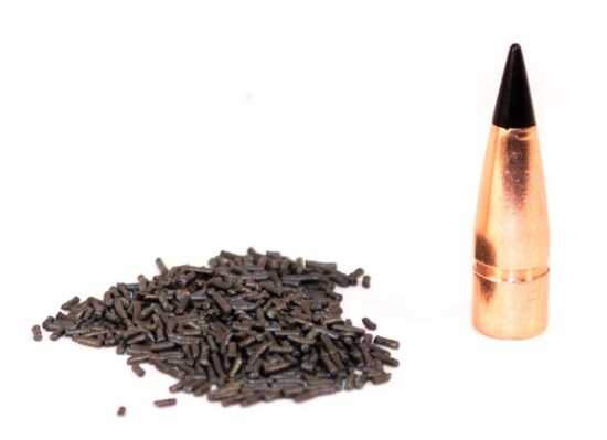 This is an extruded powder. Note how the granules are shaped like sticks. 