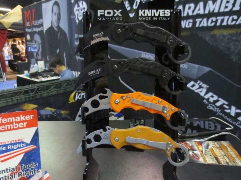What I love about the Ultimate Knife is that you can buy a trainer to go along with it. 