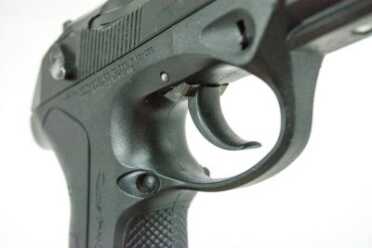 Beretta .40 PX4 Storm Pistol - A Closer Look - Range Report Note the rounded trigger guard and recessed areas to provide better reach to the trigger.