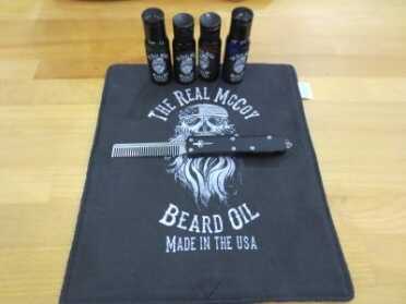 In addition to the beard comb, you can also get some beard oil. 