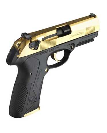 Beretta .40 PX4 Storm Pistol - A Closer Look - Range Report If you like gold trim, there's a model for you.