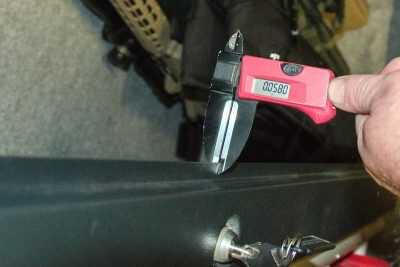 The thickness of the gauge of steel is an important consideration in what safe you purchase.