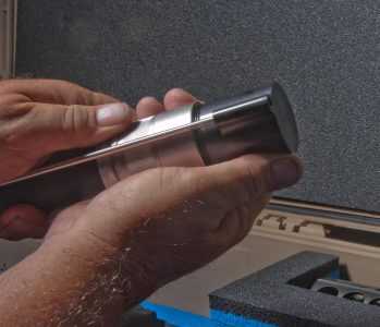 DRD Tactical Takedown Kivaari Semi-Auto .338 Lapua Magnum TAKEDOWN, STEP 1: Loosen the barrel nut and remove the gas tube and chamber protector.