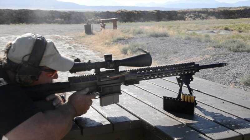 DRD Tactical Takedown Kivaari Semi-Auto .338 Lapua Magnum From the bench, the author was able to get some impressive groups and very long ranges.