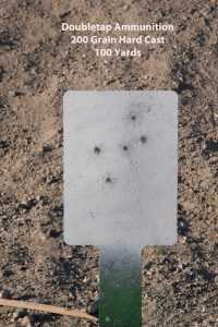 A 100-Yard 1911: Republic Forge Longslide 10mm—Full Test Pushing out to 100 yards, the author was able to consistently hammer this steel plate with the ?????.