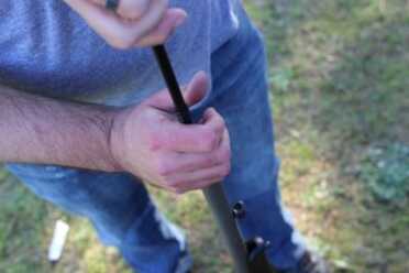 Traditions Muzzleloaders—Two Gun Review, Pursuit G4 and Buckstalker Ram it home. You want to make sure the bullet seats against the powder tightly. Try to use the same amount of force each time for accuracy.