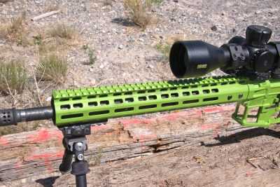 EraThr3 designed the upper receiver to match both the front and back of the lower receiver perfectly, all with the same dimensions as the hand guard. 
