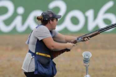 Shooter Kim Rhode: First Olympic Athlete to Medal on Five Continents (Photo: AP/Hassan Ammar)