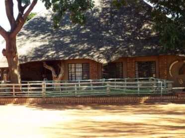 Blood In The Bushveld: A Father And Son On Their First Safari in South Africa Shown is the lodge house the author and his son used during the hunt.
