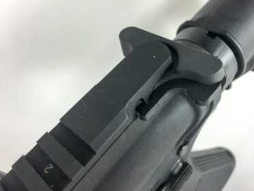 A 6-pound, sub-MOA, 9 5.56mm AR?—Full Review. The charging handle is standard and perfectly serviceable.