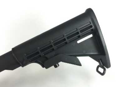 A 6-pound, sub-MOA, 9 5.56mm AR?—Full Review. The buttstock is standard six-position adjustable and mounted on a mil-spec receiver extension tube.
