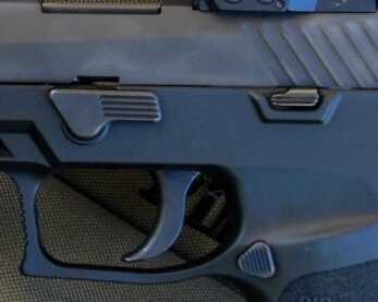Sig's New P320RX Competition & Defense Pistol—Full Review Improvements to the P320 include a flat takedown lever and a smaller slide stop.